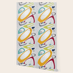 Mid Century Modern Art Wallpaper Gallery Image 2