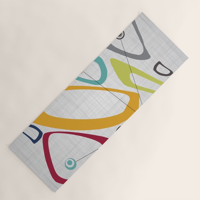 Mid Century Modern Art Yoga Mat