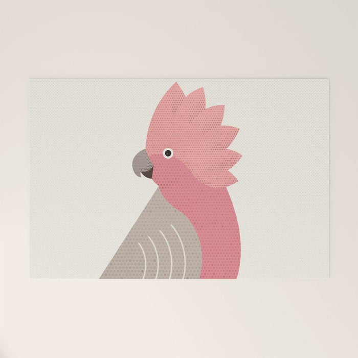 Whimsy Galah Welcome Mat Gallery Image 1