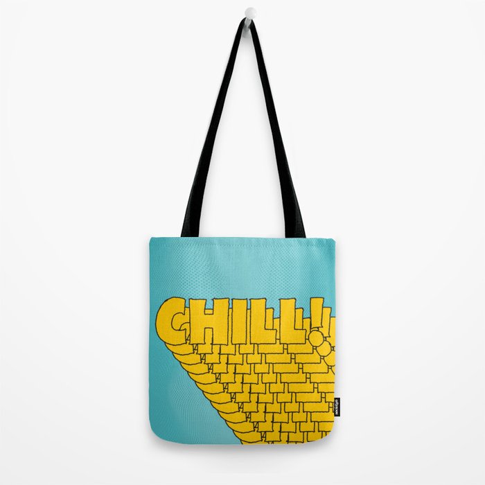Chill Chill Chill! | Blue Edition Tote Bag Gallery Image 2