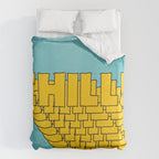 Chill Chill Chill! | Blue Edition Duvet Cover Gallery Image 6