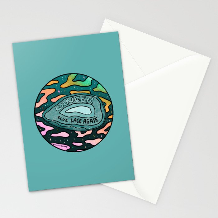 Cancer Crystal Stationery Card Gallery Image 2
