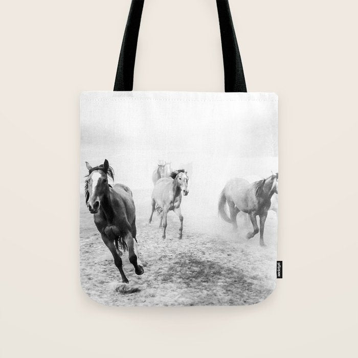 Running with the horses Tote Bag Gallery Image 1