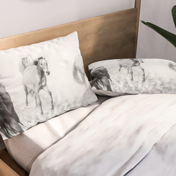 Running with the horses Pillow Sham Gallery Image 2