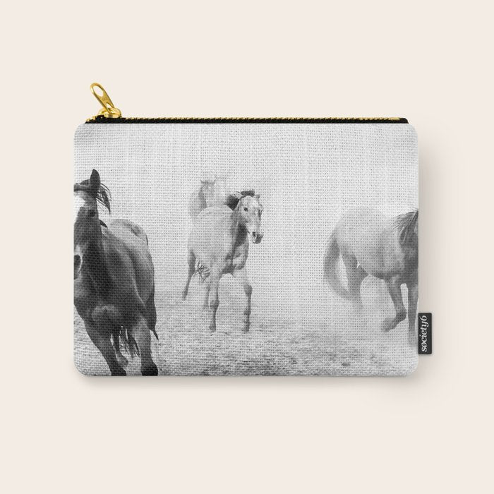 Running with the horses Carry All Pouch Gallery Image 1