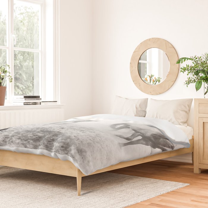Running with the horses Duvet Cover Gallery Image 2