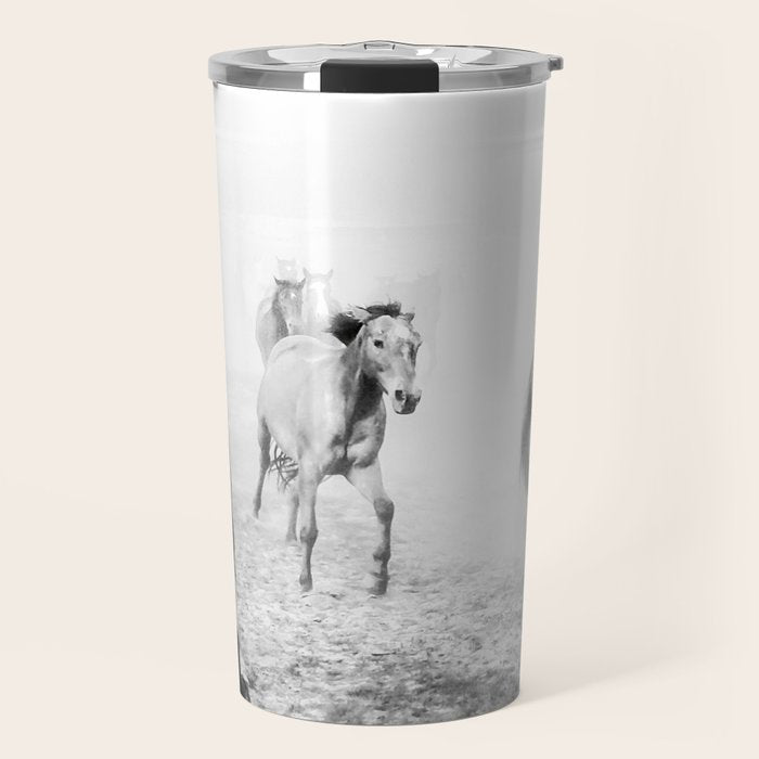 Running with the horses Travel Mug Gallery Image 1