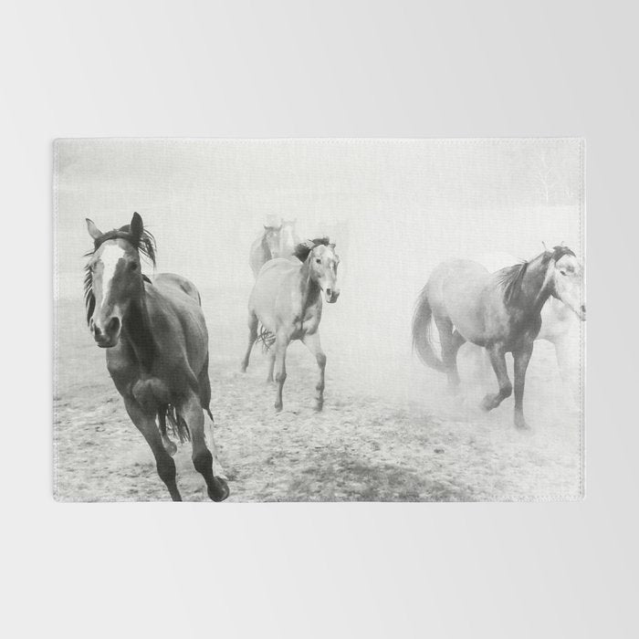 Running with the horses Rug Gallery Image 2