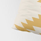 Southwestern Minimalism - Golden Yellow Neutral Beige Pillow Sham Gallery Image 4