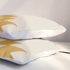 Southwestern Minimalism - Golden Yellow Neutral Beige Pillow Sham Gallery Image 3