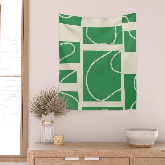 Abstract Pathways 4 Wall Tapestry Gallery Image 2