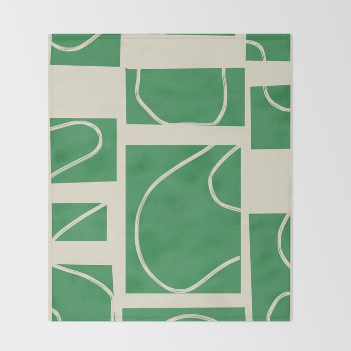 Abstract Pathways 4 Throw Blanket Gallery Image 2