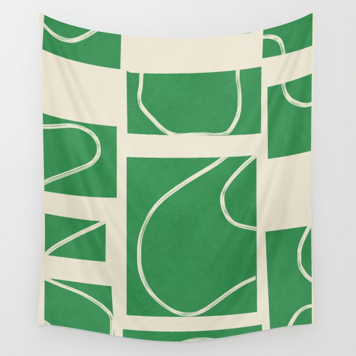 Abstract Pathways 4 Wall Tapestry Gallery Image 4