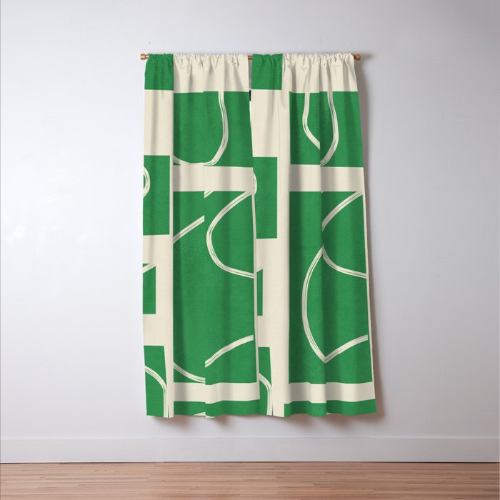 Abstract Pathways 4 Window Curtain Gallery Image 3