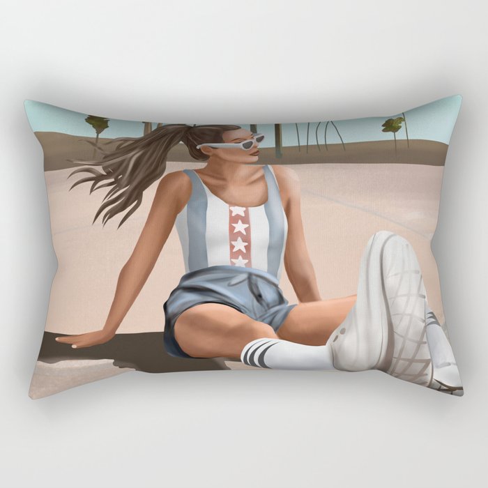 West Coast Vibes Rectangular Pillow Gallery Image 2
