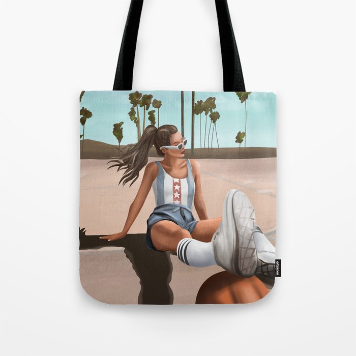 West Coast Vibes Tote Bag Gallery Image 1