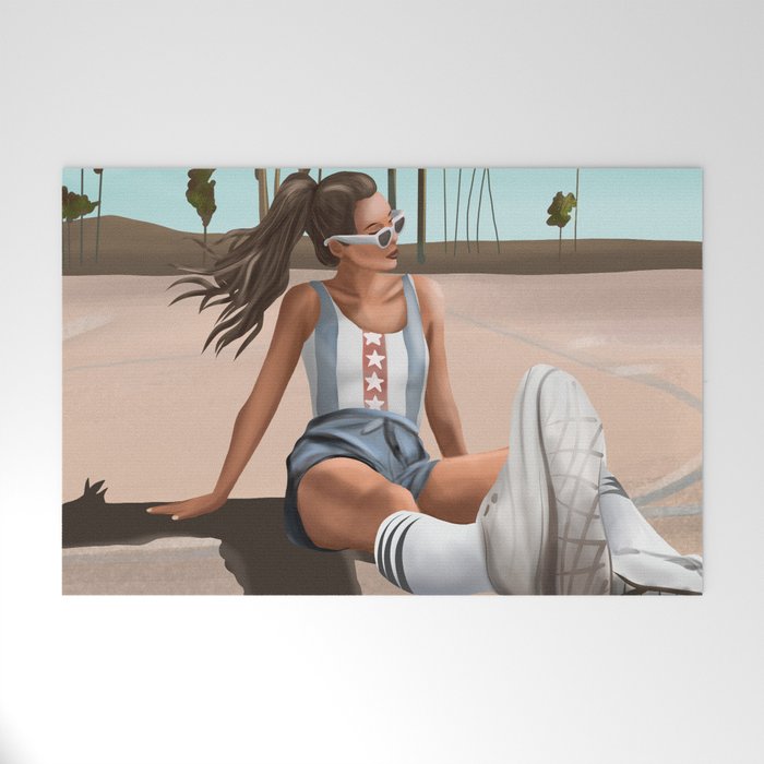 West Coast Vibes Welcome Mat Gallery Image 1