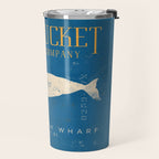 Nantucket Whale Nautical Beach Ocean Cottage Marine Travel Mug Gallery Image 2