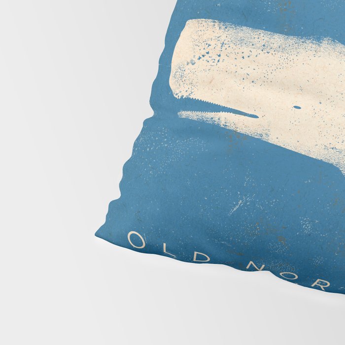 Nantucket Whale Nautical Beach Ocean Cottage Marine Pillow Sham Gallery Image 4