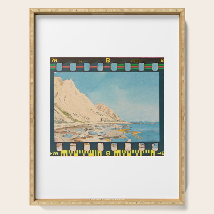 Technicolor Coastal Beach Serving Tray Gallery Image 1