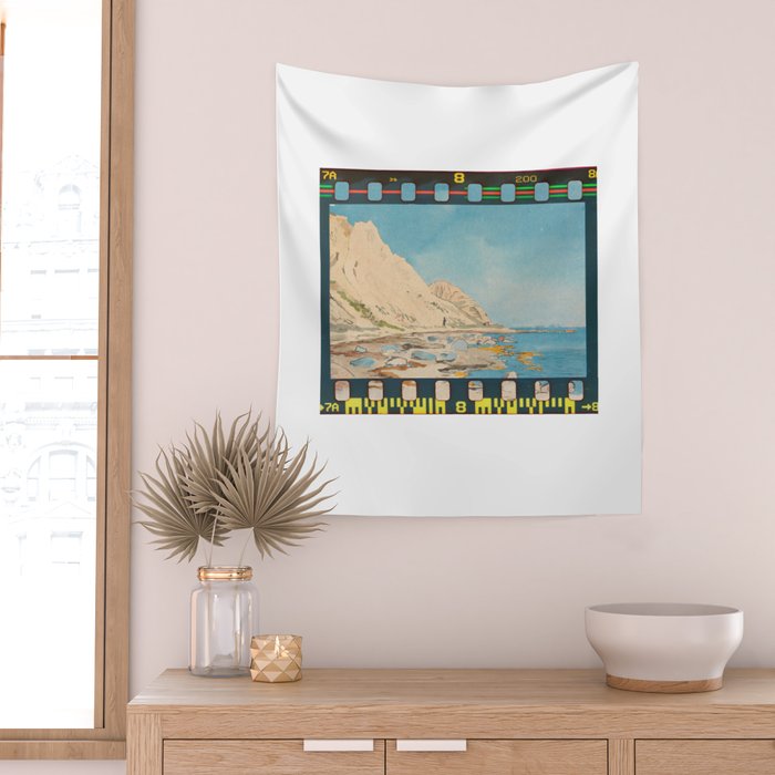 Technicolor Coastal Beach Wall Tapestry Gallery Image 2