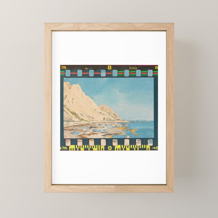 Technicolor Coastal Beach Mini Art Print Gallery Image 1
