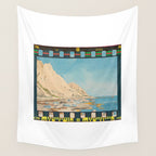 Technicolor Coastal Beach Wall Tapestry Gallery Image 4