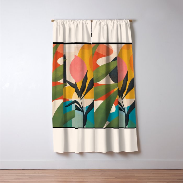 Sunrise Garden 5 Window Curtain Gallery Image 3