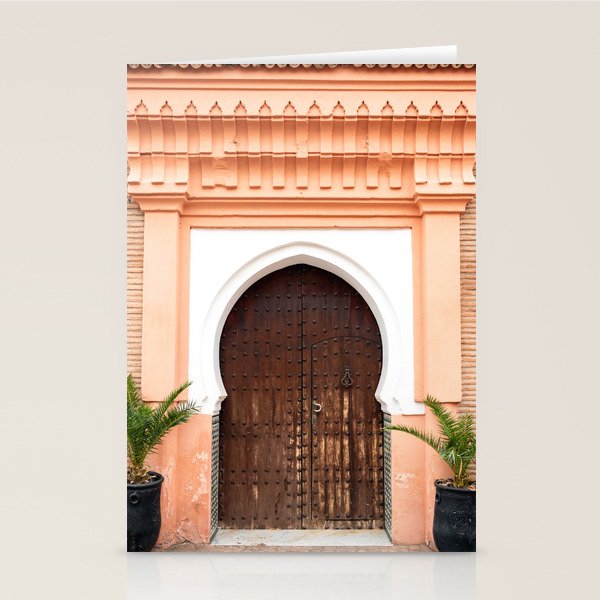 Marrakech Doors to the palace Stationery Card Gallery Image 2