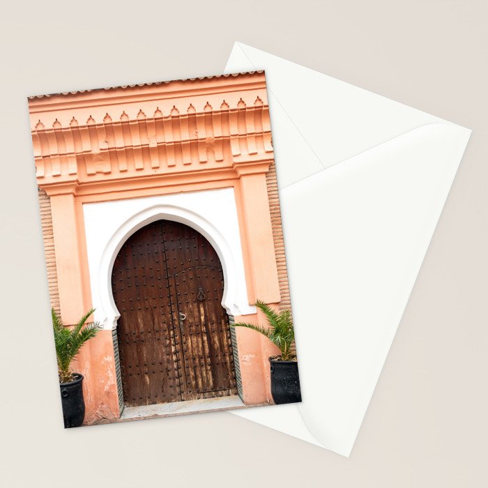Marrakech Doors to the palace Stationery Card Gallery Image 2