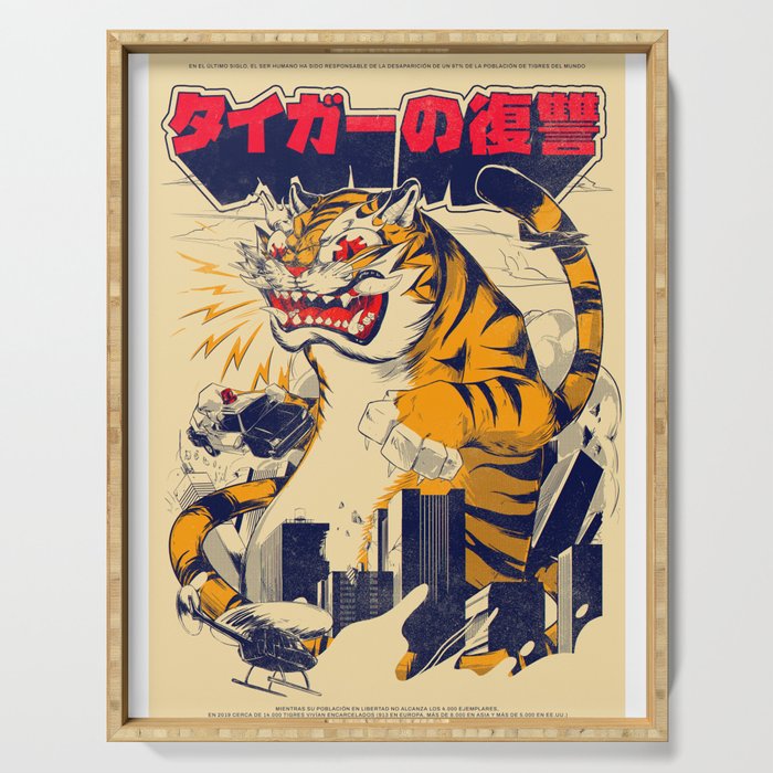 The Revenge of the Tiger Serving Tray