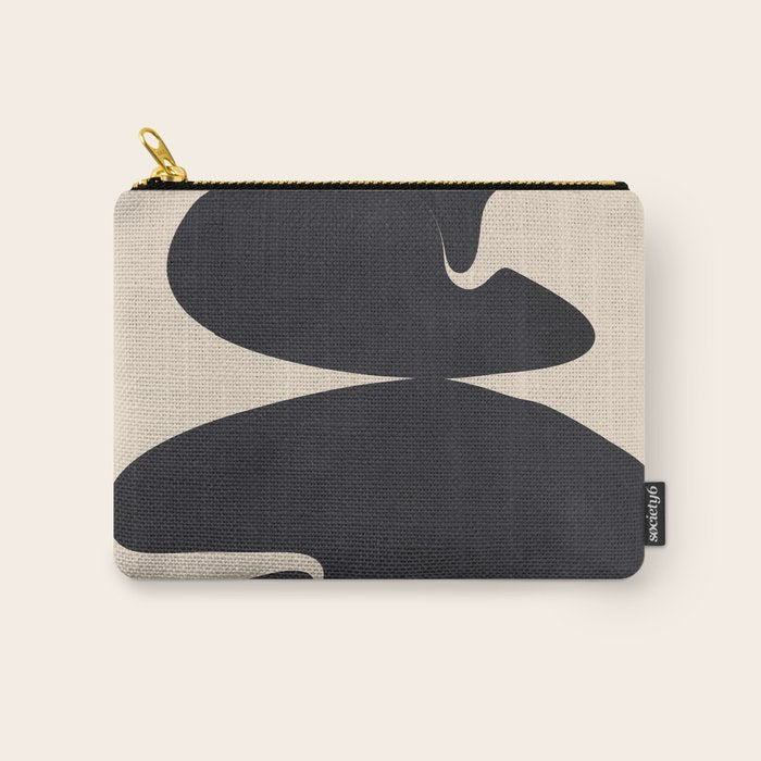 Modern Abstract Shapes 114 Carry All Pouch Gallery Image 1