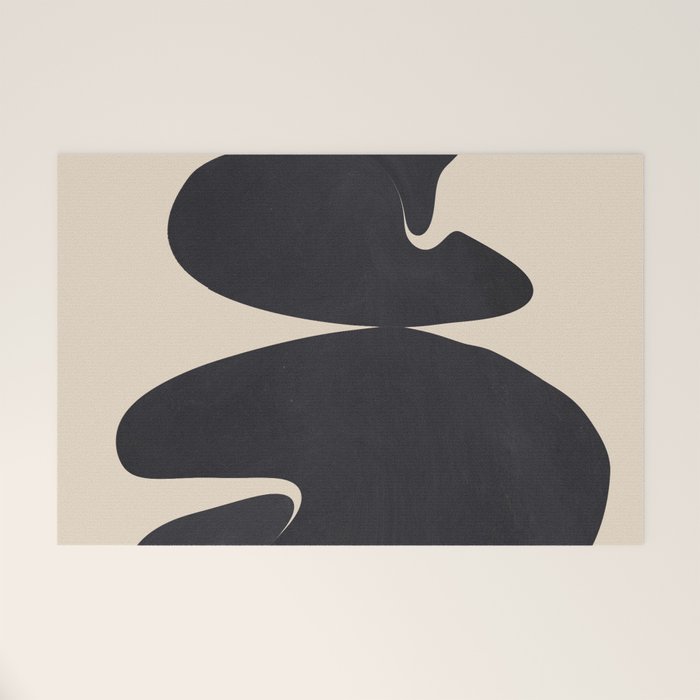 Modern Abstract Shapes 114 Welcome Mat Gallery Image 1