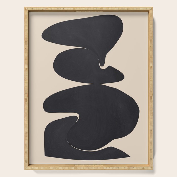 Modern Abstract Shapes 114 Serving Tray Gallery Image 1