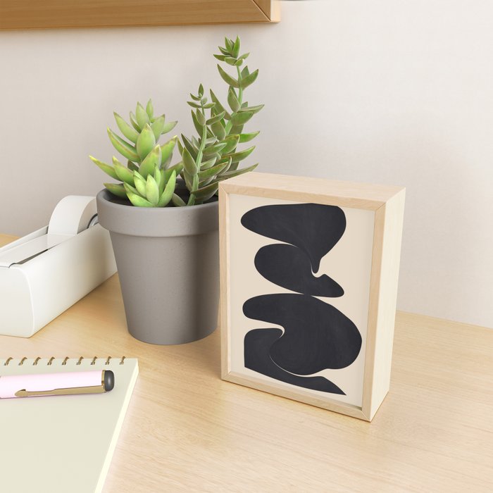 Modern Abstract Shapes 114 Mini Art Print Gallery Image 2