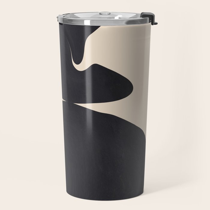 Modern Abstract Shapes 114 Travel Mug Gallery Image 2