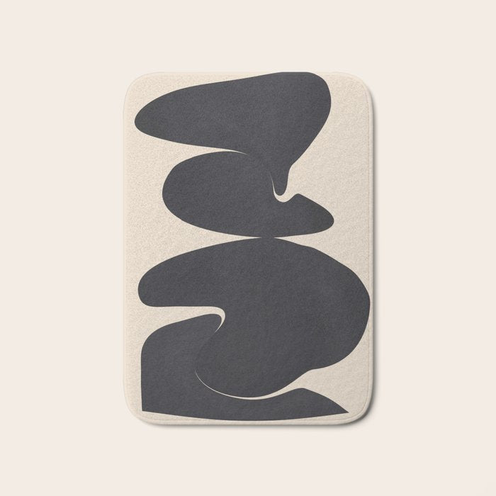 Modern Abstract Shapes 114 Bath Mat Gallery Image 1