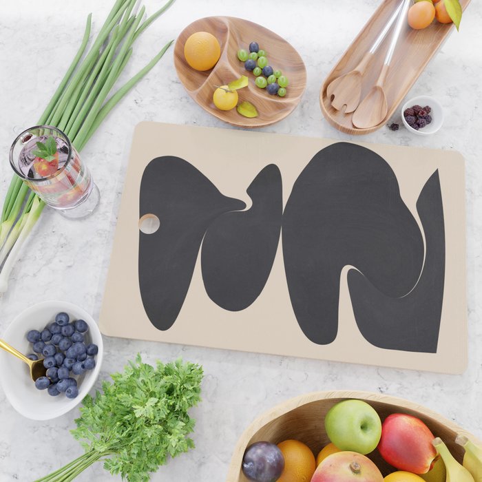 Modern Abstract Shapes 114 Cutting Board Gallery Image 2