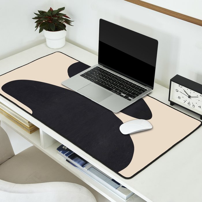 Modern Abstract Shapes 114 Desk Mat Gallery Image 2