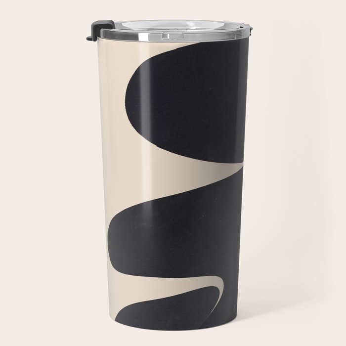 Modern Abstract Shapes 114 Travel Mug Gallery Image 3