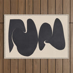 Modern Abstract Shapes 114 Outdoor Rug Gallery Image 1