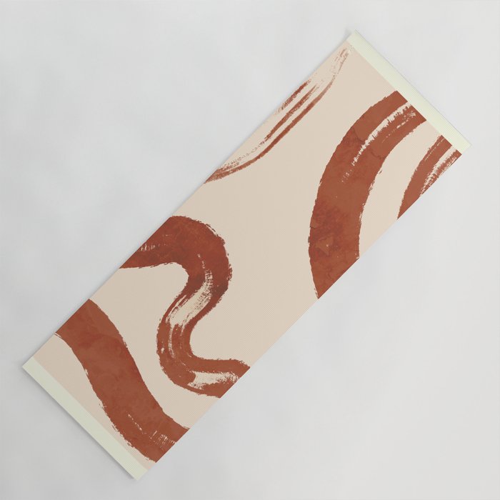 Abstract line art 129 Yoga Mat Gallery Image 1