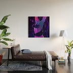 Cosmic Lovers 4 Wood Wall Art Gallery Image 2