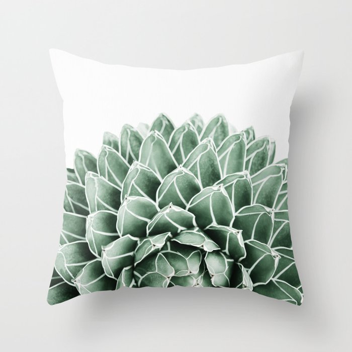 Succulent splendour Throw Pillow Gallery Image 6