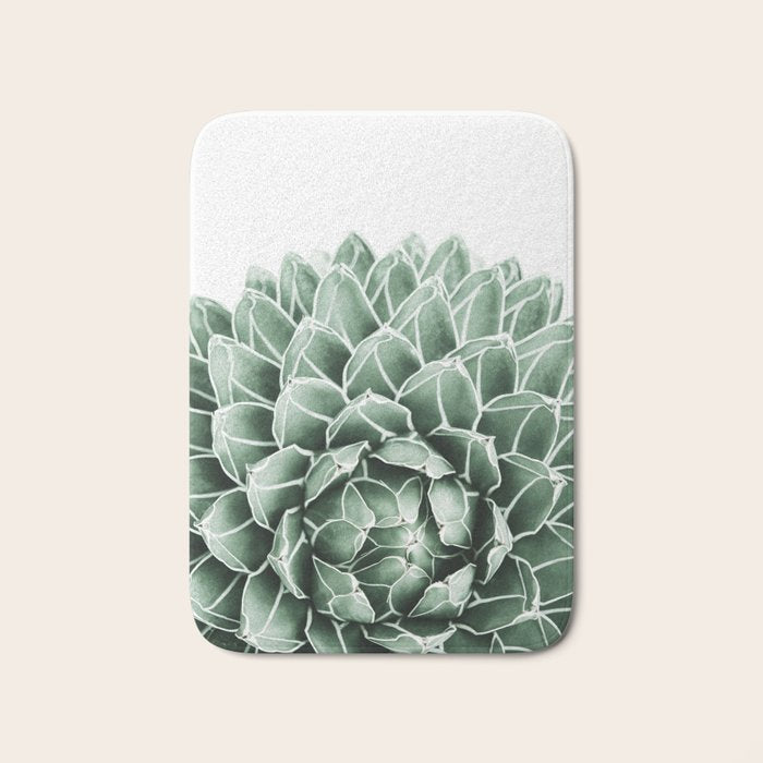 Succulent splendour Bath Mat Gallery Image 1