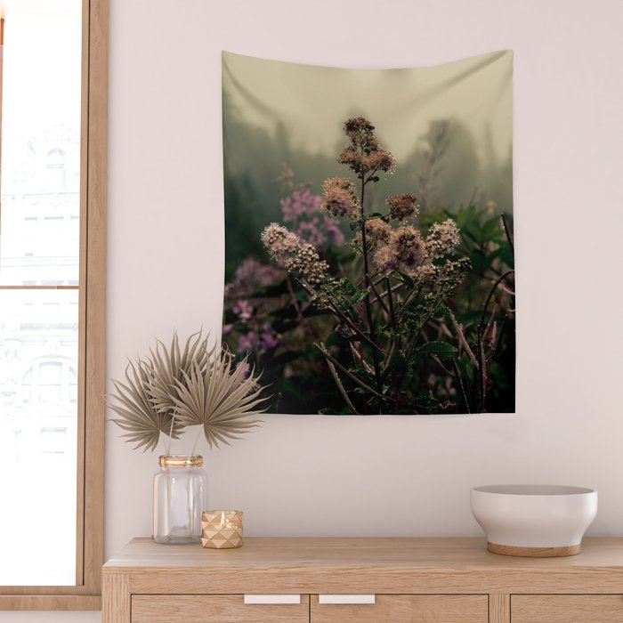 Coastal Summer Meadow Wall Tapestry Gallery Image 2