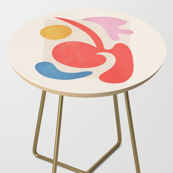 Abstract Shapes: Matisse Paper Cutouts III Side Table Gallery Image 2