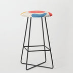 Abstract Shapes: Matisse Paper Cutouts III Stool Gallery Image 1