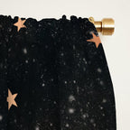 Starry winter night  Window Curtain Gallery Image 2