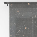 Starry winter night  Window Curtain Gallery Image 2
